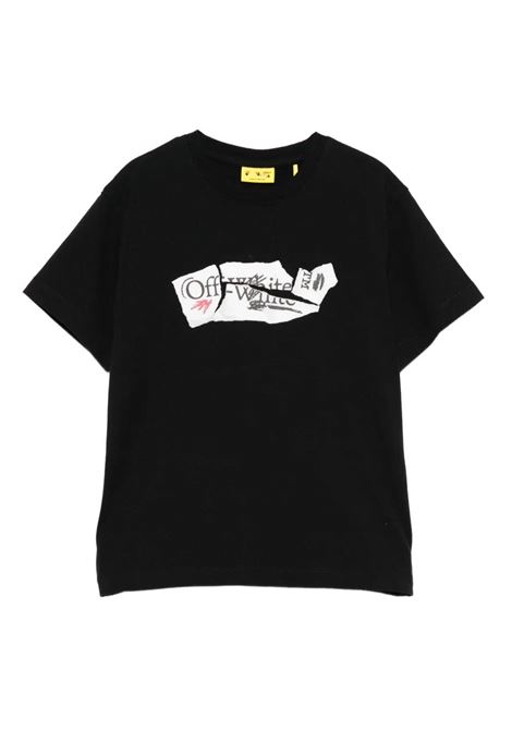 T-shirt con logo OFF WHITE KIDS | OBAA002F25JER0041001
